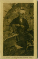 ALBANIA - SCRIVANO PUBBLICO ED INCISORE DI TIMBRI - FOTO A. ALEMANNI - 1920s (BG10888) - Albania