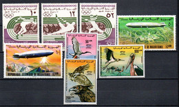 W-11 Mauritanie PA Année Complète 1976 N° 167 à 174 **  A Saisir !!! - Mauritania (1960-...)