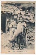 CPA - ALGERIE - (Types) - Fillettes Kabyles - Frauen