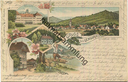 Lenggries - Gasthaus Zur Post - Schloss-Schenke - Hohenburg - Verlag M. Faustner Tölz Gel. 1907 - Lenggries