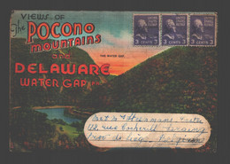 Letter Card - Views Of The Pocono Mountains And Delaware Water Gap - 18 Views - Altri & Non Classificati