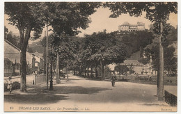 CPA - URIAGE-LES-BAINS (Isère) - Les Promenades - Uriage