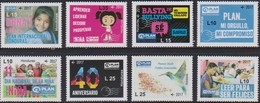 HONDURAS, 2017, MNH, CHILDREN, PLAN FOR HONDURAN YOUTH, AGAINST BULLYING, SPORTS, FOOTBALL, BIRDS, READING,8v - Marionette