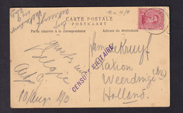 DDZ 790 - CENSURE Militaire Belge Post WWI 1918/19 - Carte Vue Tongeren TP Albert VROENHOVEN 1919 - Griffe Violette - Autres & Non Classés