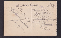 DDZ 792 - CENSURE Militaire Belge Post WWI 1918/19 - Carte-Vue TP Albert GENT 1919 - Censure G10 De GAND (peu Commune) - Autres & Non Classés