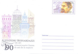 2021. Moldova, Birth Anniv.  Of Alexandru Bernardazzi, Architect, Prep. Env, Mint/** - Moldova