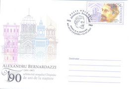 2021. Moldova, Birth Anniv.  Of Alexandru Bernardazzi, Architect, FDC, Mint/** - Moldavie