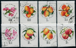 HUNGARY 1964 Peach And Apricot Exhibition Used.  Michel 2044-51 - Gebraucht