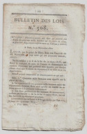 Bulletin Des Lois N°568 1822 Levée Classe 1822/Equipages De Ligne Service Des Vaisseaux Et Frégates/Talleyrand Périgord - Decreti & Leggi