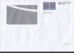 Denmark DANSKE BANK (Danish Bank) PP Port Payé POSTNORD 2020 Cover Brief Christmas Seals - Briefe U. Dokumente