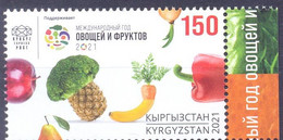 2021. Kyrgyzstan, International Year Of Fruits And Vegetables, 1v, Mint/** - Kirgisistan