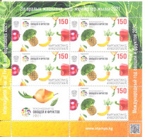 2021. Kyrgyzstan, International Year Of Fruits And Vegetables, Sheetlet, Mint/** - Kirgisistan