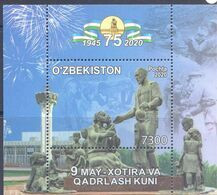 2020. Uzbekistan, 75y Of Victory, S/s, Mint/** - Ouzbékistan