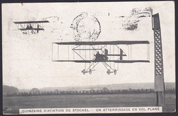 +++ CPA - Quinzaine D'Aviation De STOCKEL - Avion - Atterrissage En Vol Plané  - 1910  // - St-Pieters-Woluwe - Woluwe-St-Pierre
