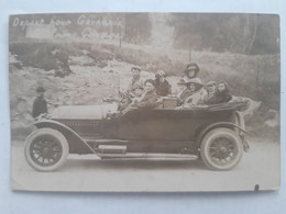 Carte Photo Automobile,départ Pour Gavarnie - Foto's