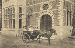 REF4524/ CP-PK Le Château De Grand-Bigard (Groot Bijgaard) Animée Cheval Calèche MINT - Dilbeek