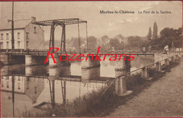 Merbes Le Château Le Pont De La Sambre CPA RARE Animee - Merbes-le-Château