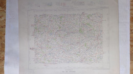 23- LA SOUTERRAINE-CARTE 1881- BENEVENT-AULON-SAINT DIZIER-LAURIERE-FROMENTAL-MORTEROLLES-BERSAC-JABREILLES-ST VAURY - Historical Documents