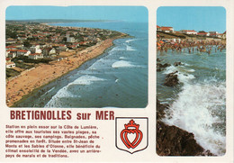 BRETIGNOLLES SUR MER (85) PLAGE ANIMÉE - Bretignolles Sur Mer