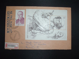 LR BLOC TP BELGIQUE ALBRECHT DURER 10F+5F + TP SCHEPPERS 6F+3F OBL.19-9 1969 SCHAERBEEK - Engravings