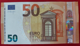 50 EURO S027H5 Italy DRAGHI Serie SA Ch 74 Perfect UNC - 50 Euro