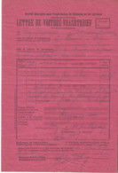 1 Lettre De Voiture S.N.C.V. Pour Un Transport De Grez-Doiceau à Jodoigne Souveraine Du 21/07/1917 - Other