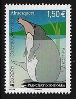 ANDORRA FRANCESA /ANDORRE FRANÇAIS / FRENH ANDORRA  -EUROPA 2021-"ENDANGERED NATIONAL WILDLIFE"- SERIE 1 V.- N - 2021