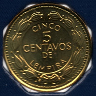 HONDURAS 5 CENTAVOS DE LEMPIRA  2006  	KM# 72.4 - Honduras