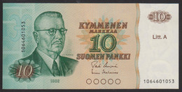 Finland 10 Markka 1980 P112  (sign. Uusivirta&Helenius) UNC - Finlande
