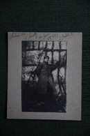 Photographie Sur Carton D'un Militaire,10  Février 1916, E.GINISTY, Cie 20/3, Secteur Postal 84. - Guerre, Militaire