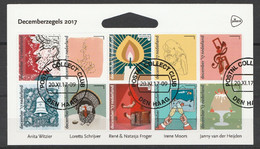 Nederland NVPH 3588-97 Vel Decemberzegels 2017 Used Gestempeld Den Haag - Usados