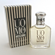 Mini MOSCHINO UOMO? Edt Eau De Toilette 4,5ml - Miniaturen Herrendüfte (mit Verpackung)