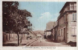 CPA   67   CHATENOIS---RUE DU MARECHAL FOCH - Chatenois