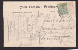 DDZ 796 - CENSURE Militaire Belge Post WWI - Carte-Vue LA GILEPPE TP Albert Fortune Belgique 6 En 1919- Censure D' ARLON - Autres & Non Classés