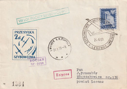 Poland 1959 Cover Mailed - Planeadores