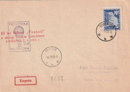 Poland 1958 Cover Mailed - Balloons