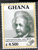 2005 Ghana Personajes  Einstein 1v - Albert Einstein