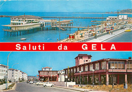 CPSM Sicilia-Saluti Da Gela-Beau Timbre    L753 - Gela