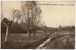 (77) 212, Le Chatelet En Brie, Combier, Paysage Vers La Coudre, Non Voyagée, TB - Le Chatelet En Brie