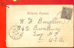 Aa3979  - Portugal  PONTA DELGADA  - POSTAL HISTORY - POSTCARD To The USA  1900 - Other & Unclassified