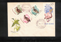 Romania 1965 Birds FDC - Pélicans