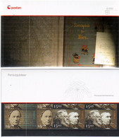 Norway 2012 Anniversaries Knud Knudsen, Peter C Asbjørnsen, Jørgen Moe  Mi 1796-1797  In Blocs Of Four,  MNH(**) - Ongebruikt