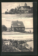 AK Ratzeburg I. Lbg., Fährhaus, Dom, Blick V. D. Sophienburg - Ratzeburg