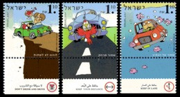 1997	Israel	1432-1434	ROAD SAFETY		4,00 € - Unused Stamps (with Tabs)