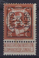 Nr. 109 Typo Nr. 51B  GENT 1  1914  GAND 1  In Goede Staat , Zie Ook Scan ! - Typografisch 1912-14 (Cijfer-leeuw)