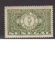 SENEGAL          N°  YVERT  :   TAXE 22   NEUF AVEC  CHARNIERES      (CH  4 / 24 ) - Timbres-taxe