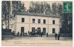 CPA - GONCELIN (Isère) - La Gare - Le Courrier D'Allevard-les-Bains - Andere & Zonder Classificatie