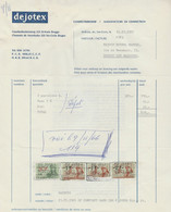 Factuur - Dejotex - Confectiebedrijf  -  St.-Kruis Brugge  -1966 ( 13 ) - Ambachten