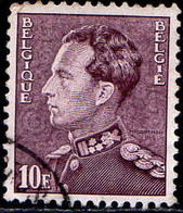 Belgique Poste Obl Yv: 434A Mi:430xb Léopold III Profil Gauche (cachet Rond) - Used Stamps