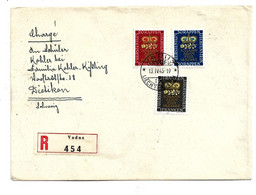 Lie093 / LIECHTENSTEIN - Geburt Des Erbprinzen 1945 - Vaduz - Dietikon/Schweiz - Storia Postale